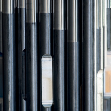Turned by lathe bars